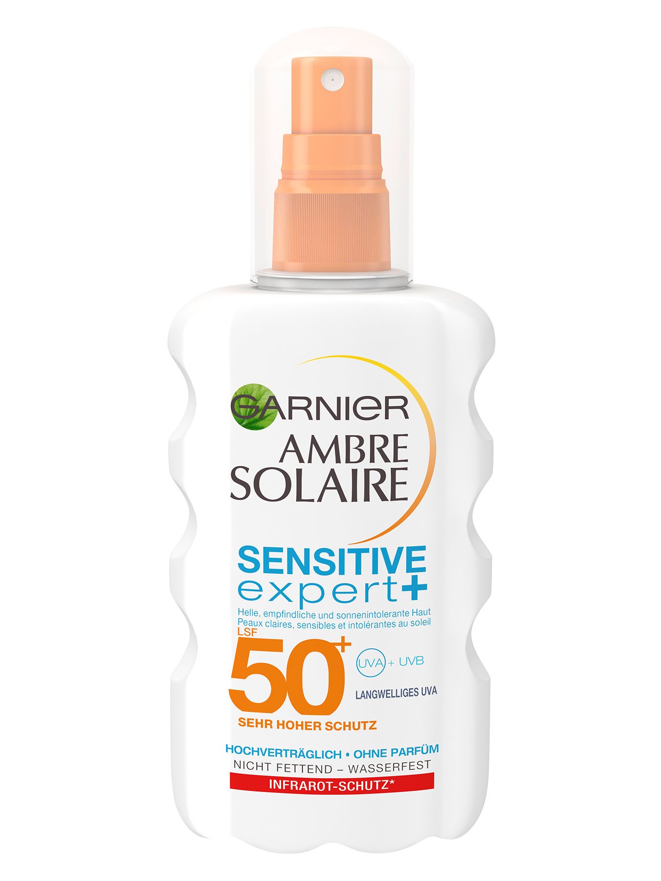 Solaire Sensitive Spray 50+ mit LSF | Ambre Garnier Expert