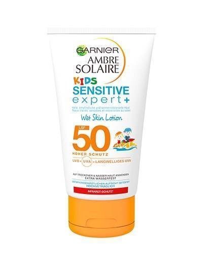 sonnenschutz ambre solaire sensitive expert kids ambre solaire kids sensitive expert milch wet skin lotion lsf 50