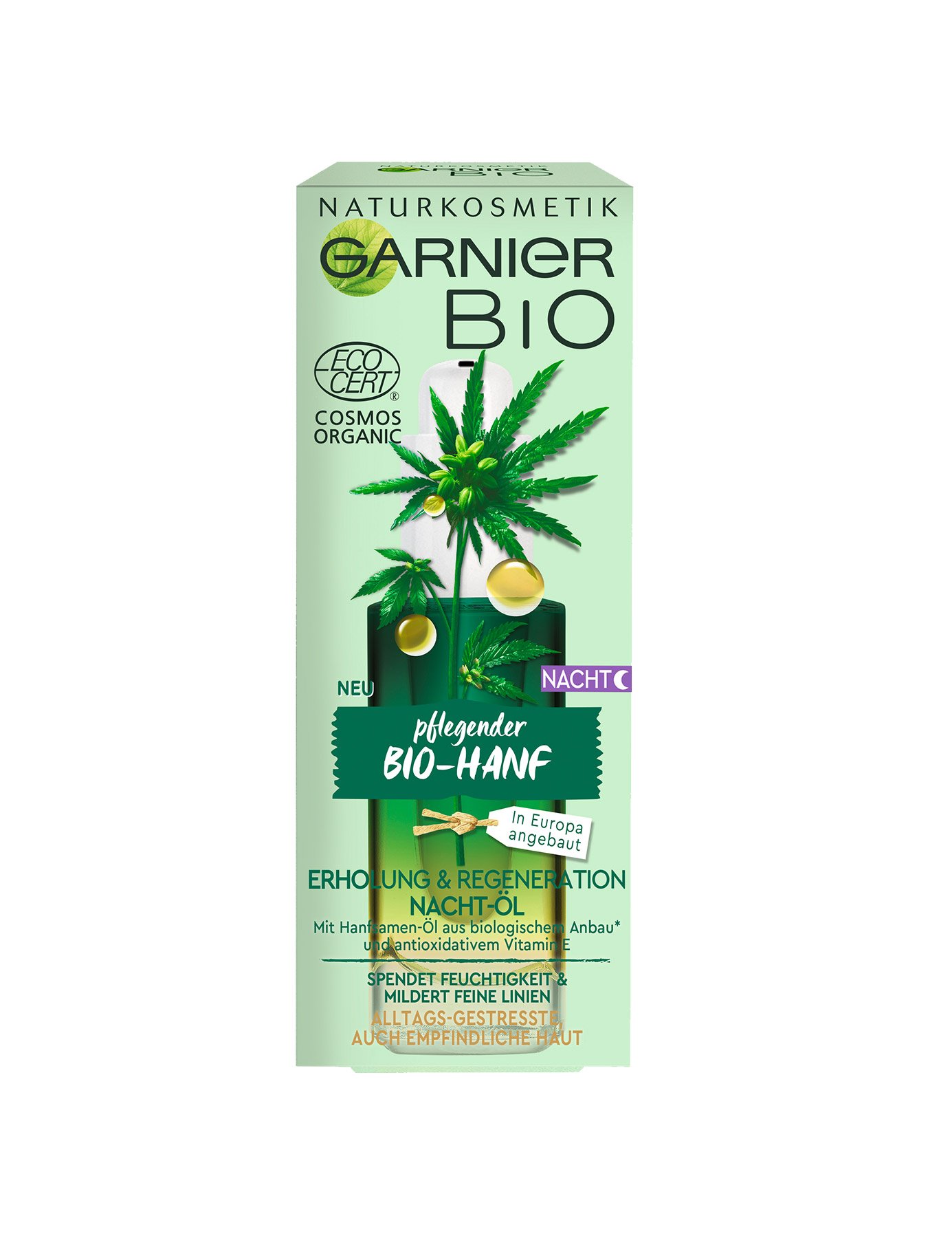 Garnier Garnier Pflegendes Bio | Nacht-Öl Bio-Hanf
