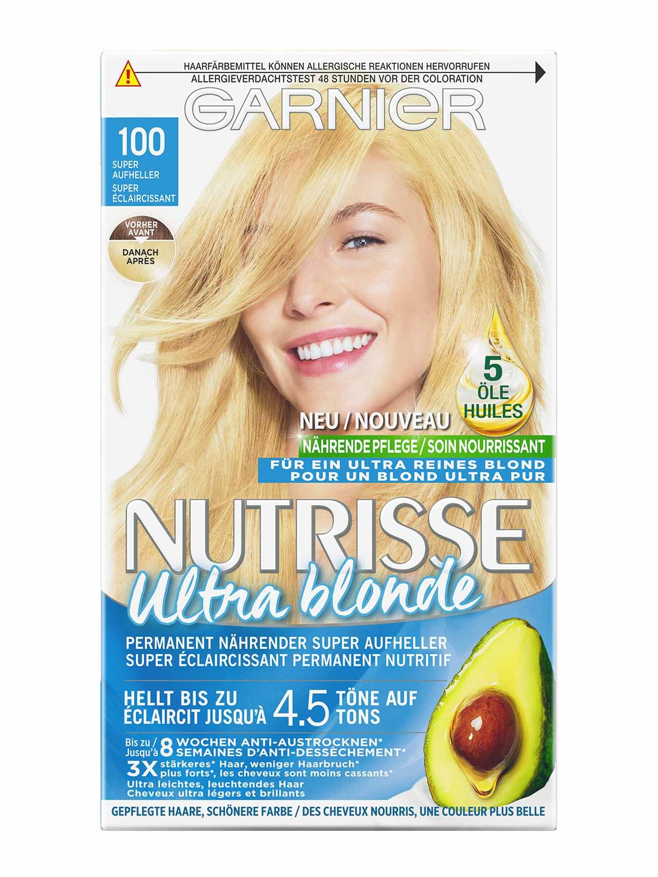 Blondierung AUFHELLER Nutrisse SUPER 100 | Garnier